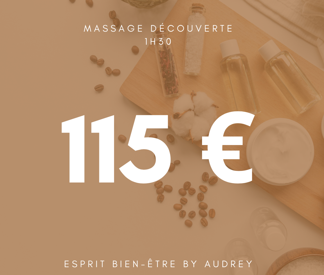Bon cadeau - Massage découverte 1h30
