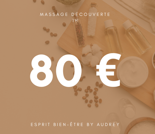 Bon cadeau - Massage découverte 1 heure